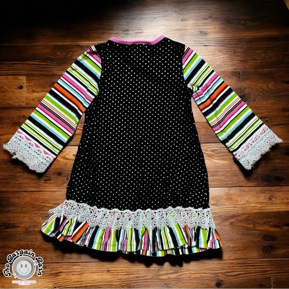 Bonnie Baby Halloween Dress 24M (2011) – Ghost Pumpkin Owl Appliqué – Ruffle Hem - Picture 5 of 6